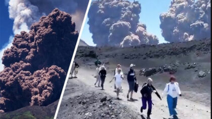 Vulcanul Etna a erupt: alerta...