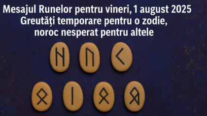 Mesajul Runelor pentru vineri, 1...