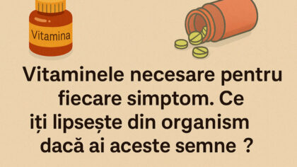 Vitaminele necesare pentru fiecare simptom....